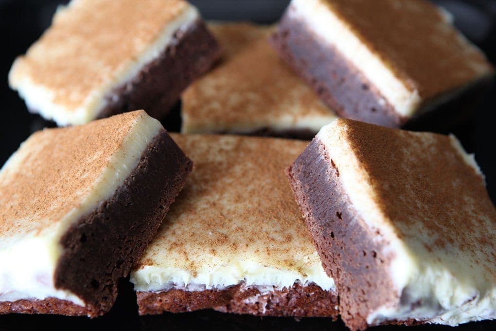 Cappuccino brownies & blondies
