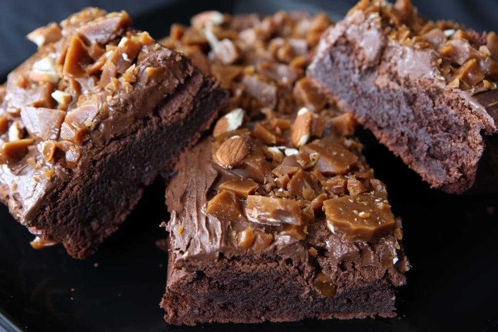 Toffee brownies & blondies