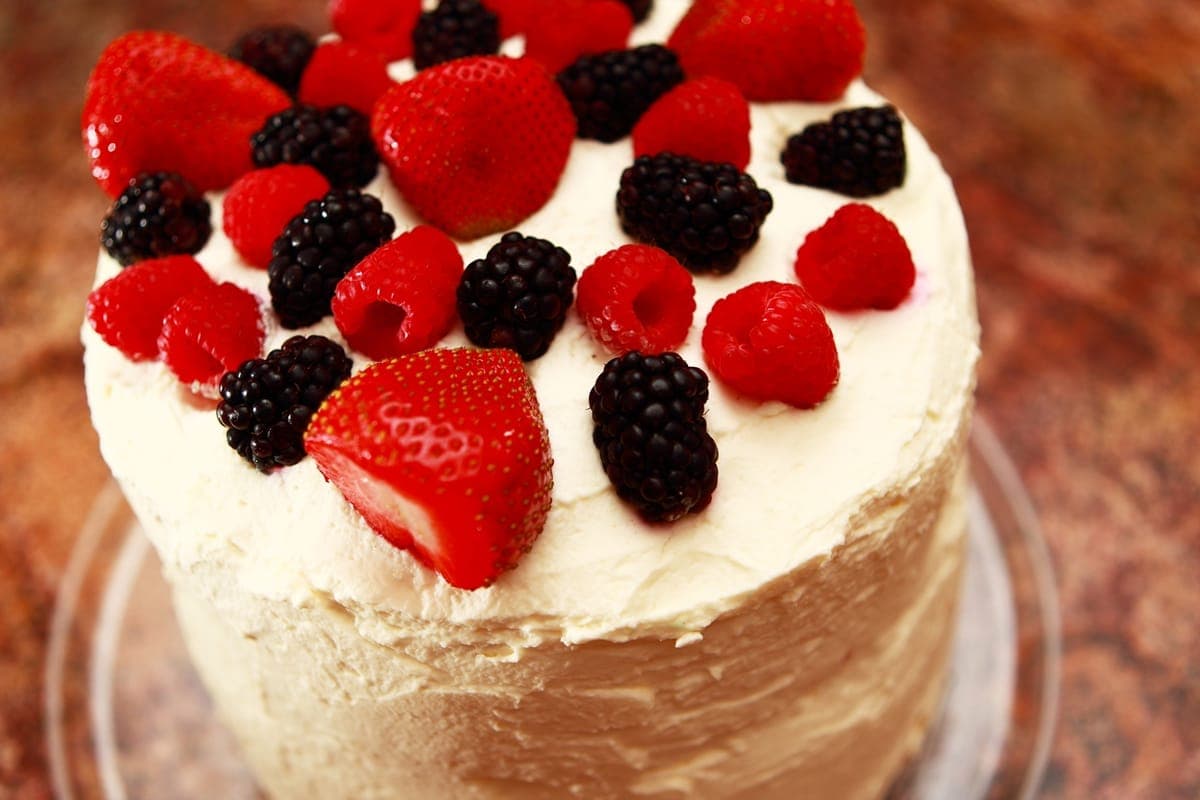 Triple Berry Shortcake cakes