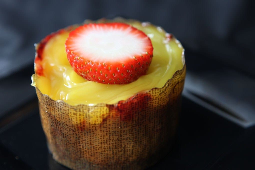Strawberry Lemon cheesecake cups